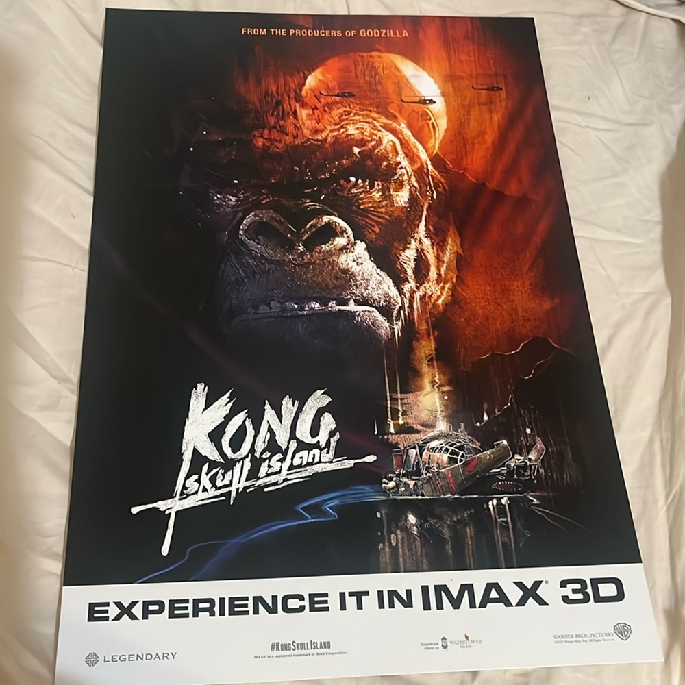 KING KONG 13x19 movie poster exclusive 2017
